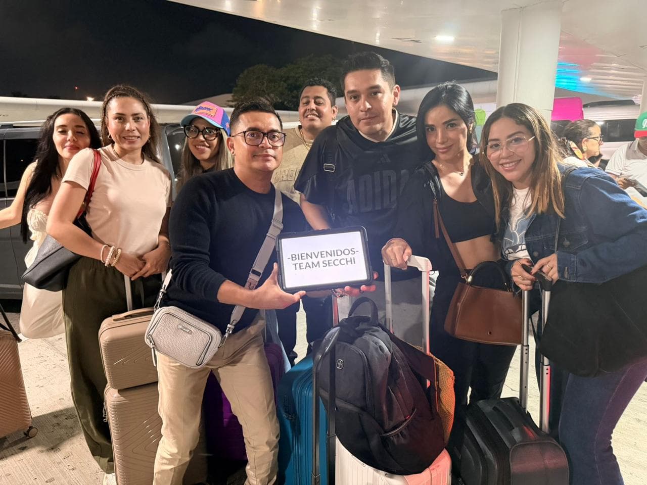 Recepción personalizada en aeropuerto